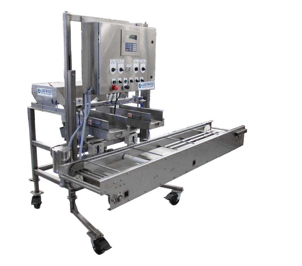 FRESH PACK BOX FILLERS BOX FILLING EFFICIENT AND EASY-TO-OPERATE FRESH PACK BOX FILLING SYSTEMS SP Series 2-Head Box Filler High-speed bulk-fill / Low-speed final-fill to ensure accuracy Controls
