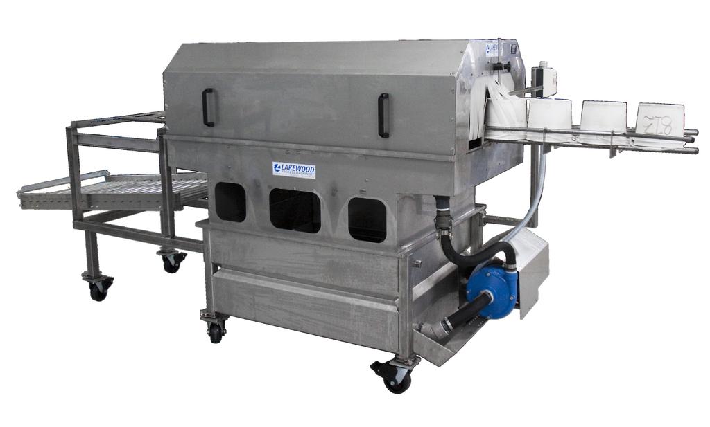 CONTAINER WASHERS PUSH THRU LUG & CONTAINER WASHER QUICKLY FLUSH AWAY LOOSE DEBRIS & SANITIZE FIELD CONTAINERS Push Thru Lug Washer Includes initial wash section, and rinse section Includes