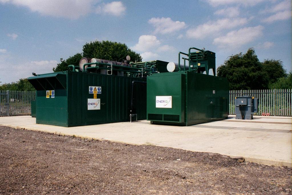 Example of 1030kW & 300kW Generators Biogas Technology Group is able to provide modular