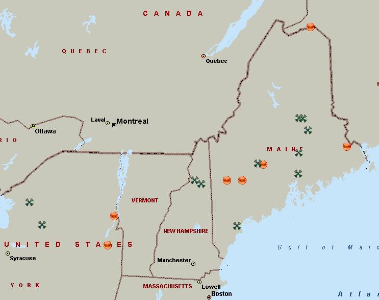 Since 1999, the Northern Forest region has lost 11 pulp mills New York - Deferiet - Lyons Falls New Hampshire -