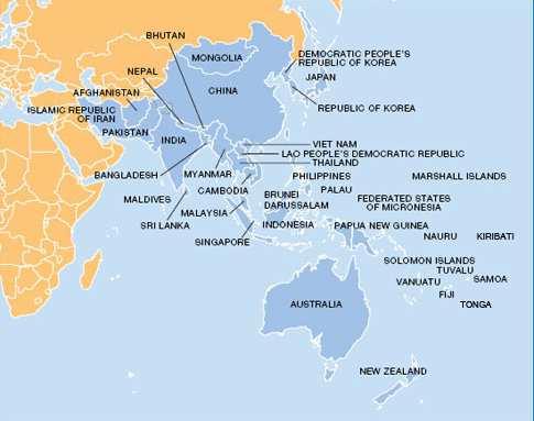 The Asia-Pacific Region (APR) APR: countries of