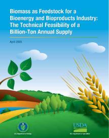 surface waters Energy not utilized Sustainable biomass feedstock from US agricultural lands MSW, etc Manures
