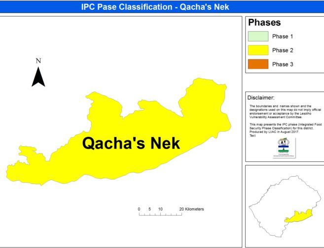 Figure 55: IPC classification in Qacha s Nek 10.