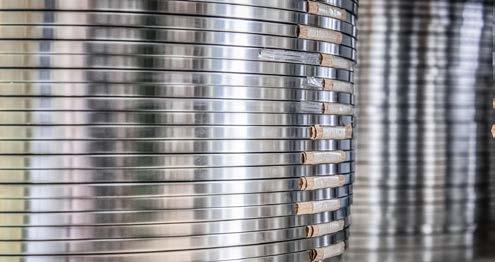 Warehouse With one of the widest ranges of precision strip in Europe, the Knight Group are able to supply most strip metal