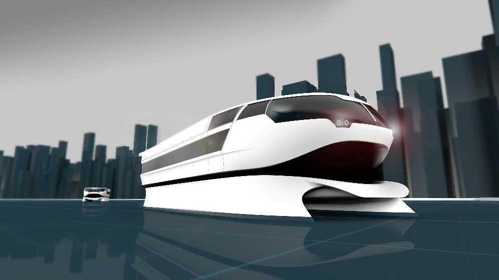 The Urban Water Shuttle Zero emission fastgoing vessel 2014 All Design Rights