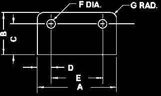 91 5.08 1.02 TO-5, 4 Holes -45 9.91 5.08 1.02 Part Number Dimensions Rectifier Suffix "A" "B" "C" -46 31.75 31.75 5.08-47 28.58 28.58 3.56-48 25.40 25.40 4.