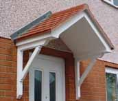 4 GRP Canopies & Architectural Mouldings WBS Canopy Range WOODSTOCK A traditional, cottage style canopy with timber grain effect sides and fascia. Fabricated entirely from GRP.