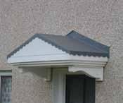 6 GRP Canopies & Architectural Mouldings WBS Canopy Range HAYMARKET A traditional, elegantly styled, single GRP door canopy.