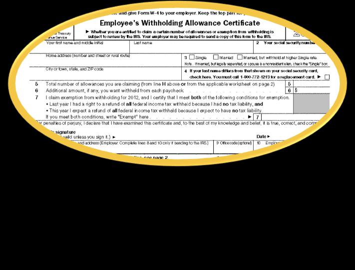 39 Let s Do An Example Our procedure list includes auditing the Form W-4 when it is received by the payroll department Over the next