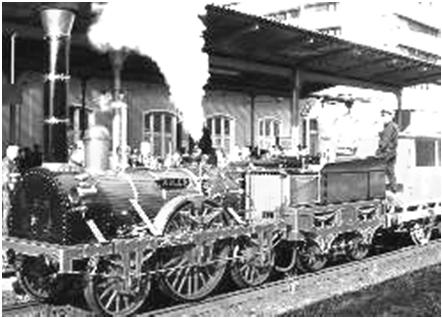 locomotive Split up into Bundesbahn