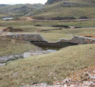 Sedimentation basin Culverts and Road Protection ENVIRONMENTAL Water Management Gabion structures are