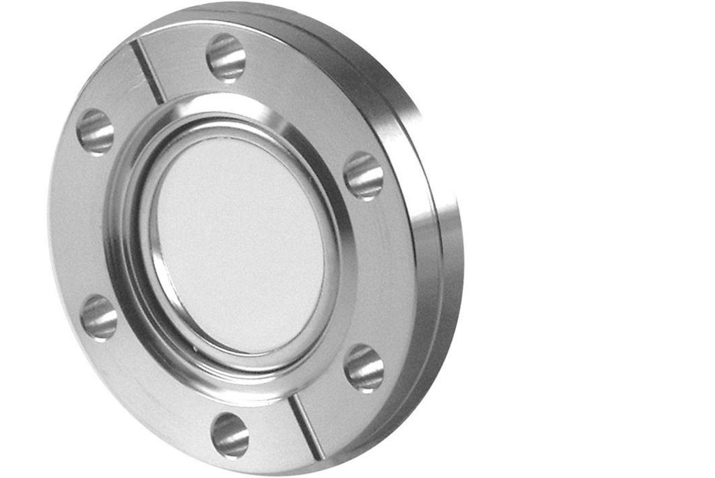Standard Viewports Viewports with Permanent Joint Borosilicate glass, CF/QCF CF Viewport QCF Viewport Technical data escription viewports with permanent flange-window-joint Connection type CF flange