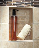 specifically designed for anchoring shower enclosure hardware Can be cut in the