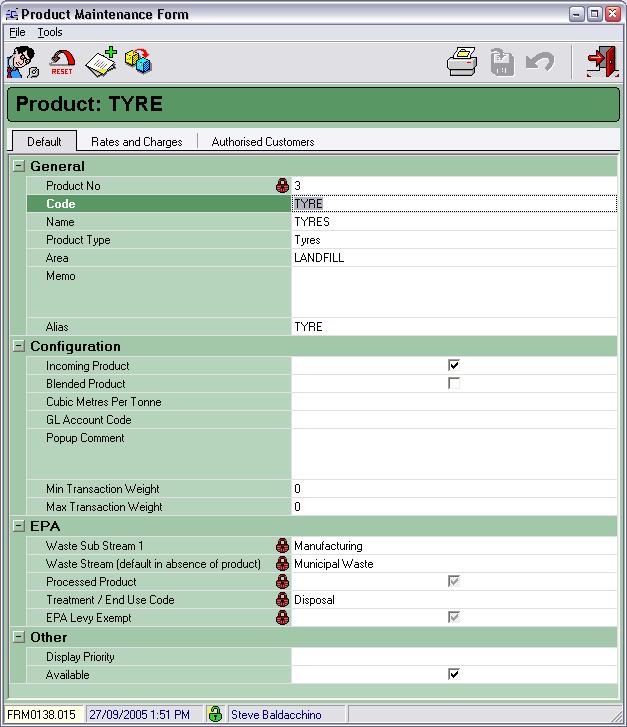 Data Management Forms and ListS Maintenance Forms Database maintenance forms, like list views are identical in format and are user configurable.