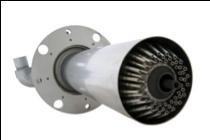 The combustion chamber pressure is at 44 to 58 psig (3 to 4 bar), and the turbine rotates at speeds of 30,000 to 100,000 rpm. With such a system, electrical efficiencies of 30 to 35% can be achieved.