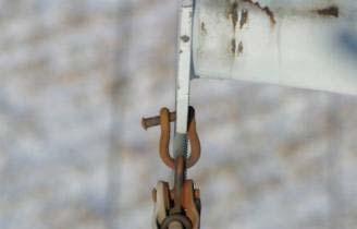coated in rust Cotter pin