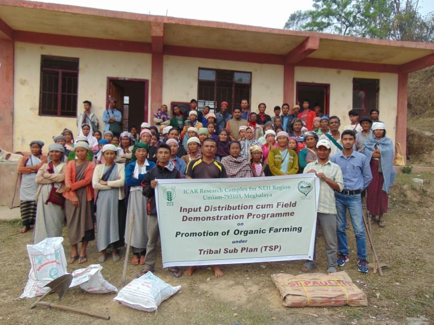 A total of 70 farmers across three villages viz., Pynthor, Mynsain and Umden of Ri-Bhoi, Meghalaya participated in the programme.