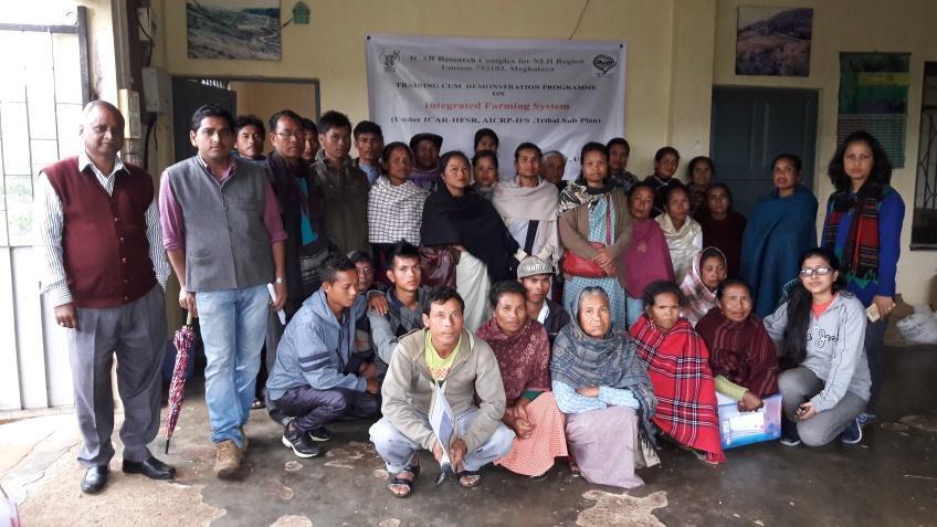 about the scope and importance of organic farming for maintaining and improving soil health, crop productivity and environmental quality and trainees were also trained on complete package of