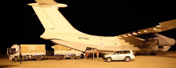 UNHCR Airlifts Winter Clothing in Preparation for Harsh Winter The winter conditions in Syria are extremely harsh causing great hardship and suffering to many Syrians, especially remote and hard-to