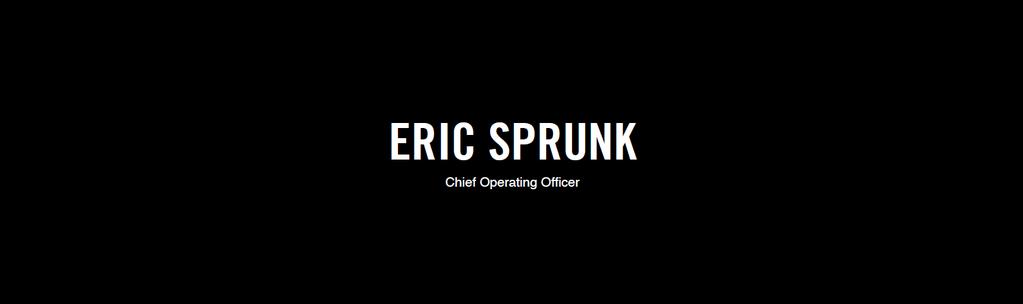 Eric Sprunk, Chief Operating Officer: Hi, everyone. I'm Eric Sprunk, NIKE's Chief Operating Officer.