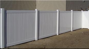 screen style fences provide an opaque surface and are designed to conceal the