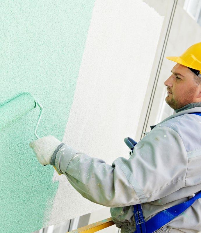 Painting Whenever a home is built, nearly all of the interior and some of the exterior surfaces need to be painted to protect them from damage by water, mold and corrosion.