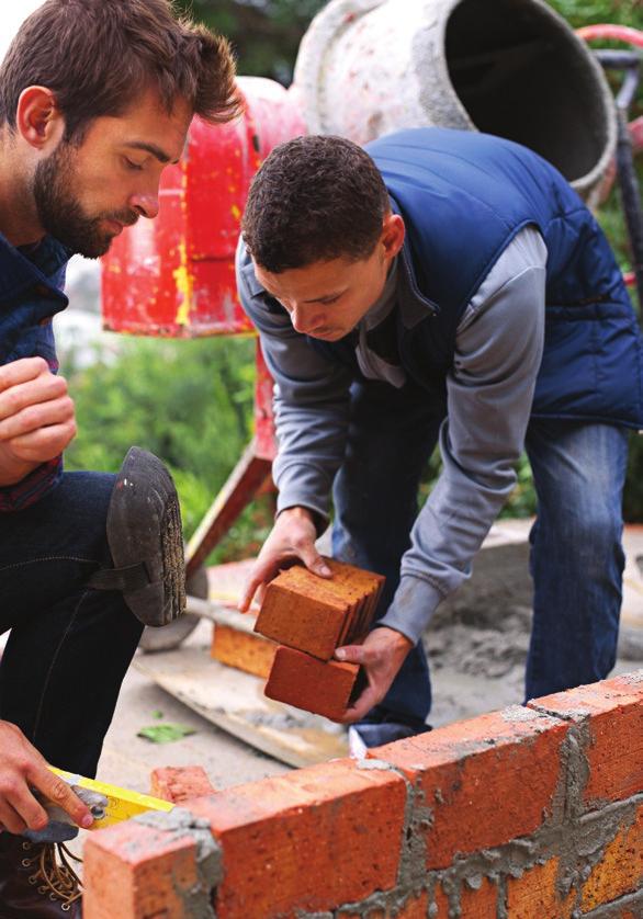 Masonry 4 $53,490 Average National Wage with 15% Growth through 2024 Laying brick is one of the oldest and most respected trades in the construction industry.