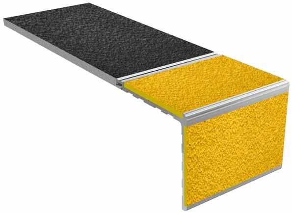Product overview Tread plate & sheet provides optimum level of slip-resistance Tread plate supplied cut to size to suit tread (max length 20mm) Stair Edging profiles TEX11 and TEX51 are suitable for