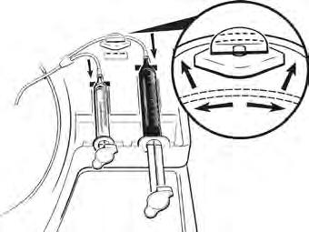 INSTRUCTIONS FOR USE Figure 14. Stretch syringe 2 tubing and slide into pinch valve. 26.