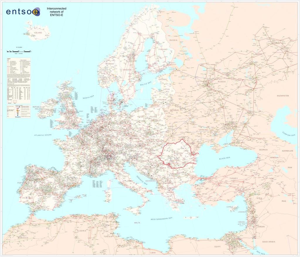 Source: ENTSO-E Global map of the grid and of its interconnections 3