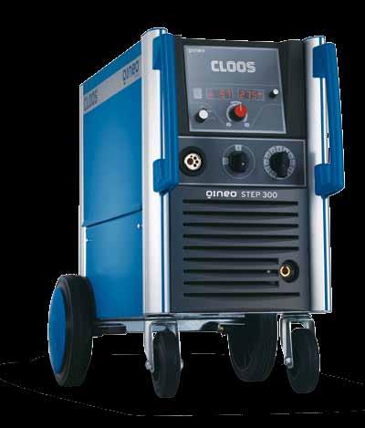 STEP 250-300 Simple manual welding due to synergy control 250 300 Ampere Ampere 40% ED The advantages of STEP summarised: Absolutely reliable Due to the robust modular