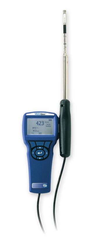 INDOOR AIR QUALITY SOLUTIONS FROM TSI MICROMANOMETER Model EBT730 + Accurately measures differential and static pressure + Wide