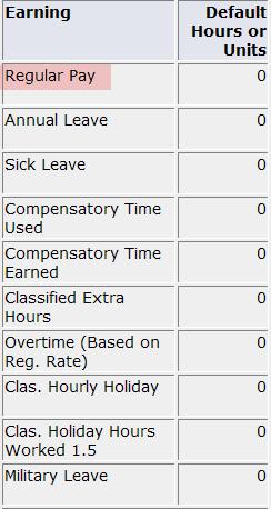 Hourly Employee Time Entry For the pay period, enter: Classified EE HOURS WORKED EACH DAY Annual Leave