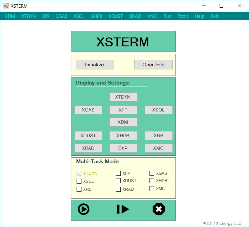 Xe-100 Mechanistic Source Term Code Suite (XSTERM) XFP - TRISO Fuel Particle Failure Mechanisms INITIALIZE: (a) Imports the input