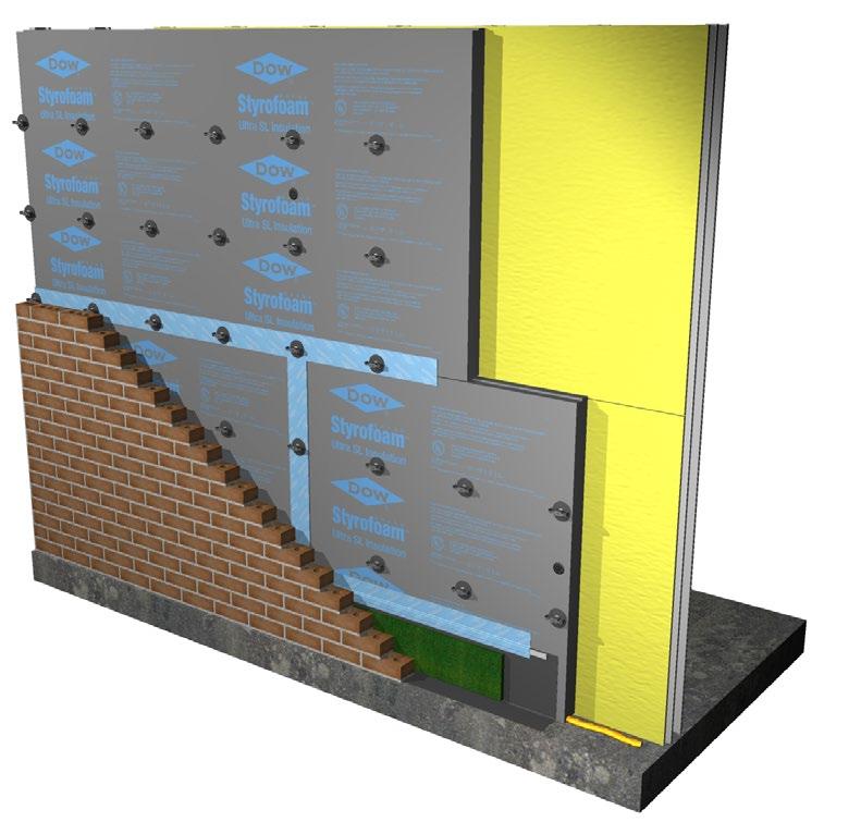 System Overview Ultra Air Barrier Wall System Symbol Key The Ultra Air Barrier Wall System combines exceptional thermal performance with air and moisture barrier capabilities in one system.
