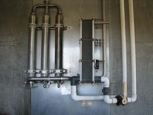 Plate Coolers: Air/mechanically cooled plate coolers (heat exchangers) have zero water discharge volume to reuse or to process waste water storage ponds in this software application.