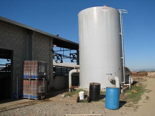 Milkbarn Water Use/Reuse: Approximated volume of milkbarn water used, recycled, and sent to process waste water storage ponds is based upon a reuse water balance.
