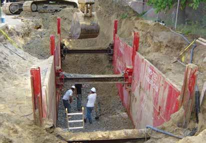 Leading producer and distributor of trench shielding & shoring equipment since 1995 LINEAR AND