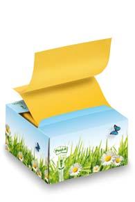 Z Notes Tower Pack and Cubes sleeve REF DESCRIPTION DIMENSIONS PADS /PACK SHEETS /PAD R330 1B Yellow Recycled Post-it Z Notes Tower 76mm*76mm 6 100 R330 1GB