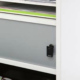 8. PERSONAL LOCKER Secures your personal items or confidential documents. 9.