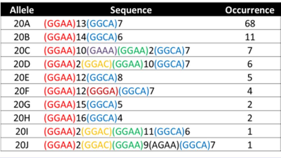 Enable more efficient analysis of DNA mixtures NGS STR solution can provide both allele number and base sequence for each
