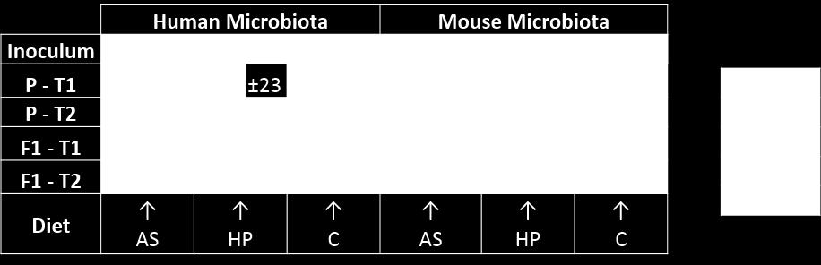 improved human-mouse FMT Animal source-diet w/ low fat improved