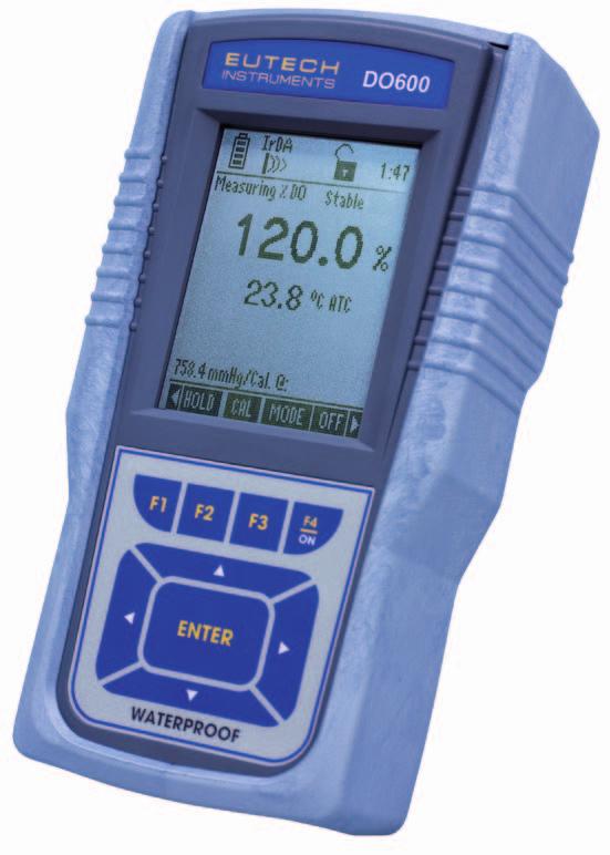 DO CyberScan Waterproof Handheld CyberScan DO 600 Dissolved Oxygen/ºC/ºF Fast, intuitive and powerful the CyberScan DO 600 offers one of the widest measurement ranges and biggest memory spaces in the