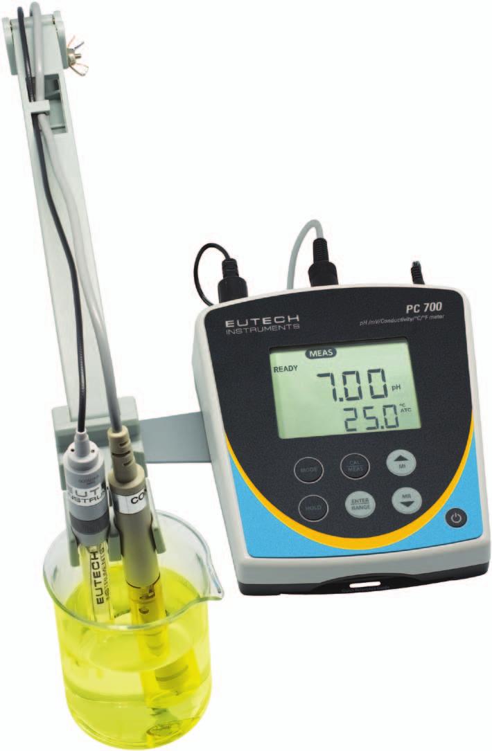 water Industrial process systems General use in laboratories Titration Quality assurance Ecological studies Food-processing Large, comprehensive screen that displays readings, calibration points and