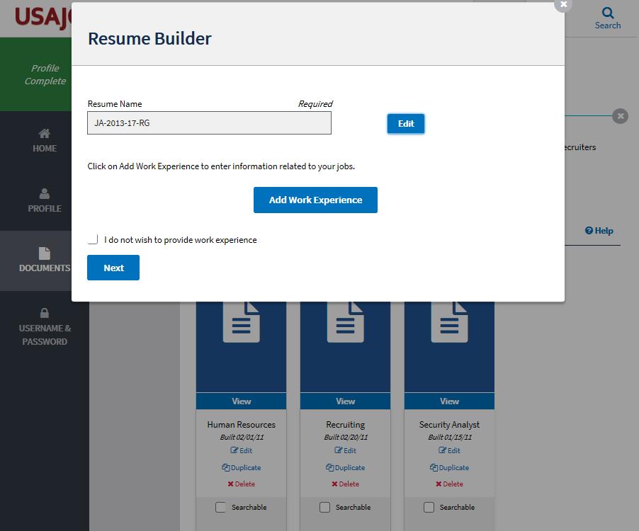 Resume Builder 51 Experience All fields