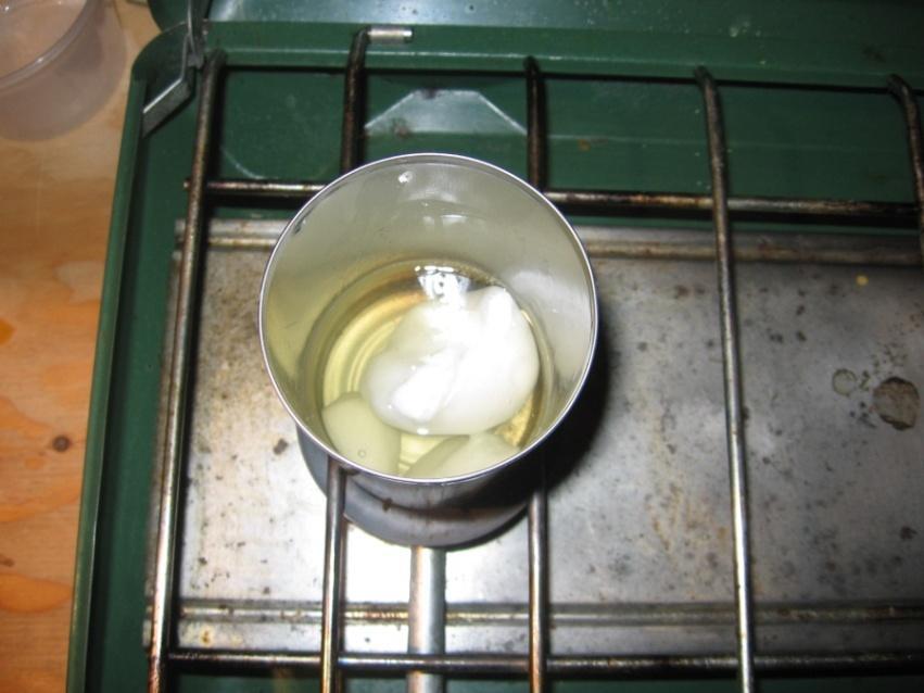 Step 2: Melt Wax Melt wax in well ventilated space (use caution,