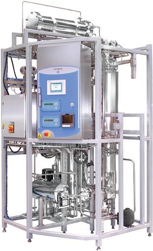non-evaporated feed water > Proportional capacity control Sterilization processes in the pharmaceutical industry require high-quality pure steam with accurate pressure control and fast response times.