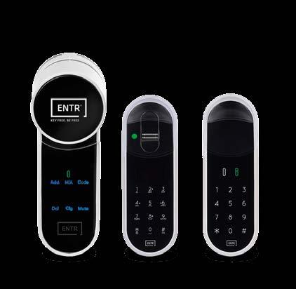 ENTR Smart Door Lock The right investment to enhance a holiday rental ENTR won the prestigious SMAhome 2017 overall Popularity Award.