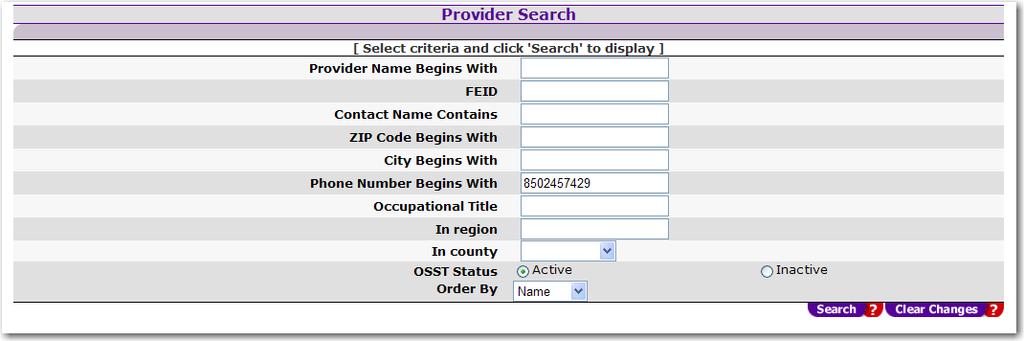 If the employer is in the system, the employer s information will display. Click on the paper icon to select the employer and move forward.