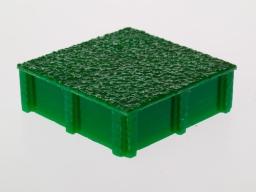 Solid Top Panels comprise of a grated underside with a solid plate bonded to the top panel, which provides